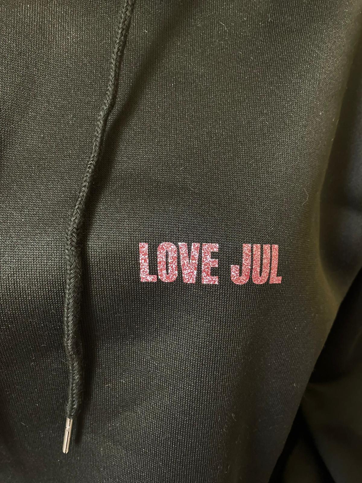 Sweat noir LOVE JUL