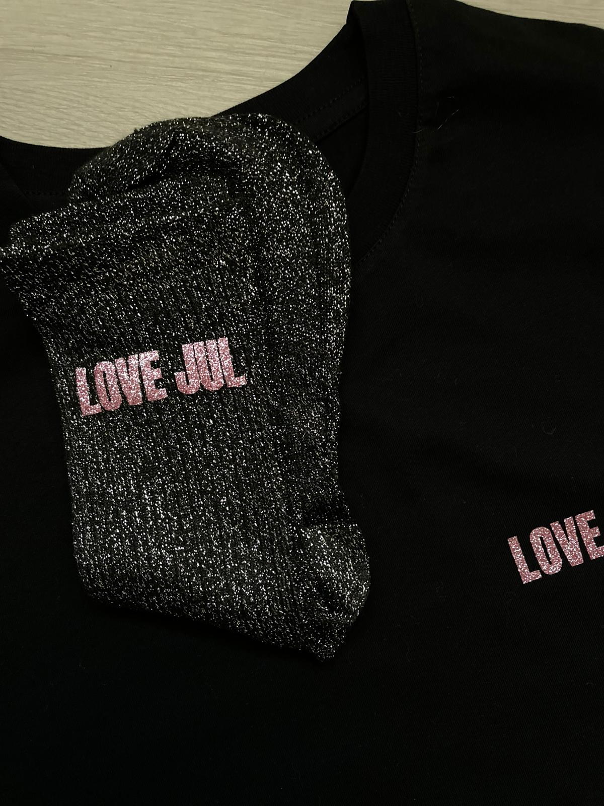 Coffret T-shirt JUL  et chaussettes à paillettes