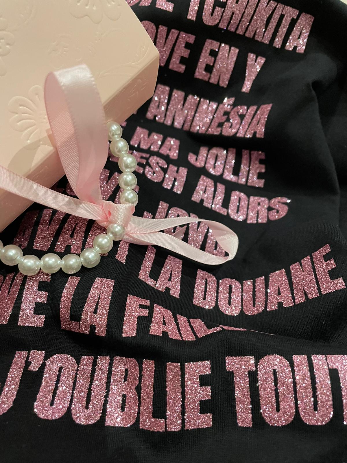 Coffret T-shirt JUL  et chaussettes à paillettes